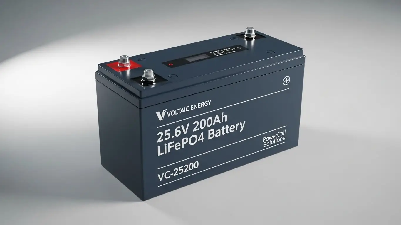 25.6Batería V 200Ah LifeO4