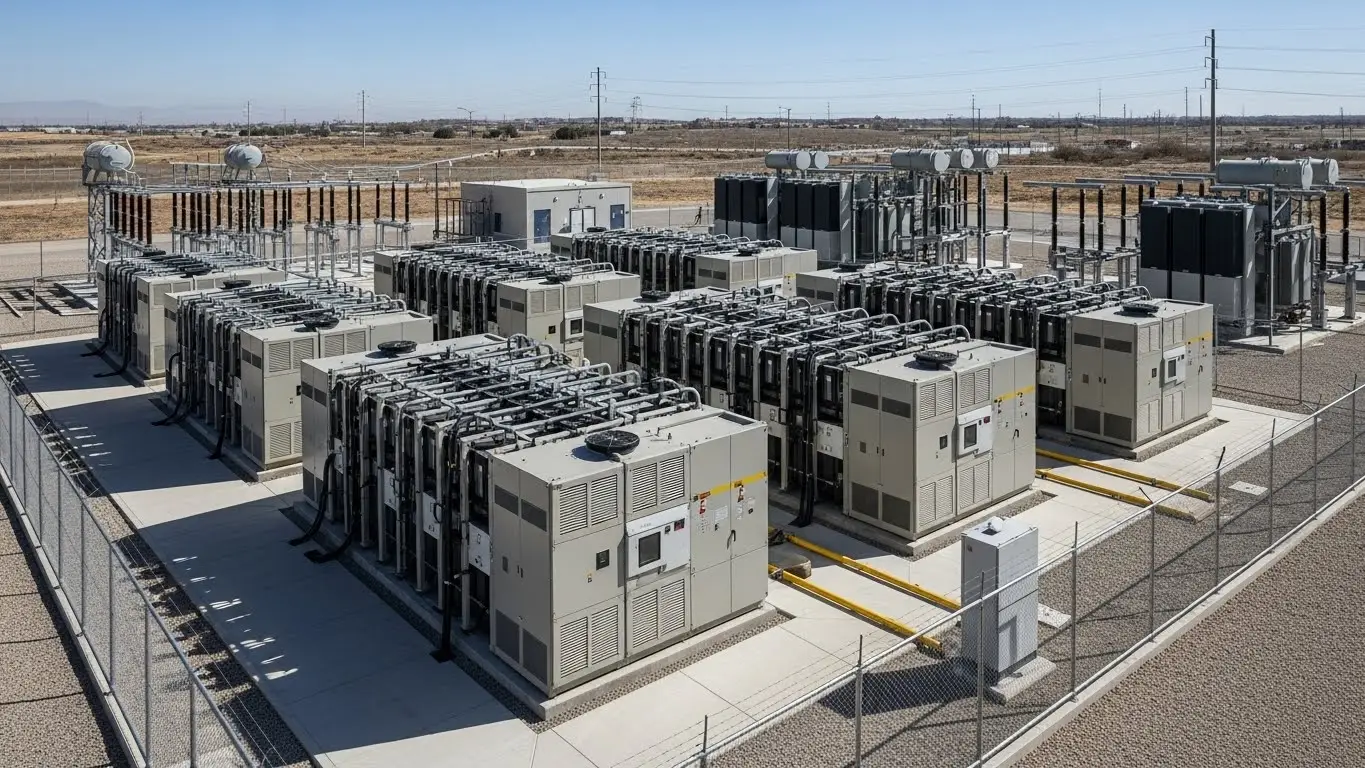 Almacenamiento comercial de baterías de litio