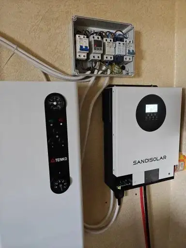 Sistema solar residencial fuera de la red